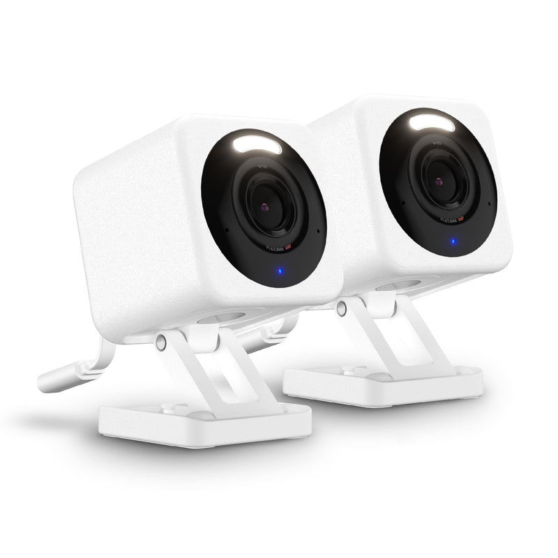 Wyze Cam v4 Security Cameras WYZEC4WHX2, White, 2 Pack