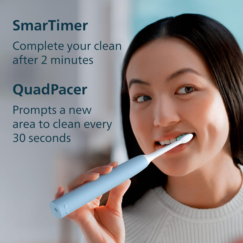 Philips Sonicare 4900 Electric Toothbrush HX3683/32, Light Blue