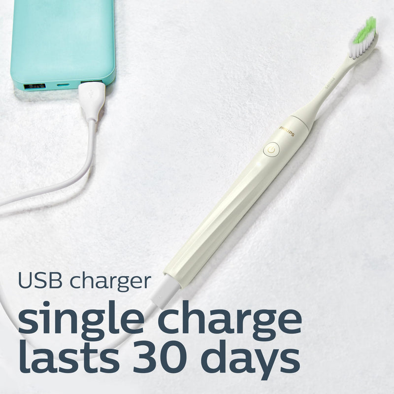 Philips One by Sonicare Rechargeable Toothbrush HY1200/27, White