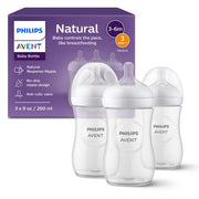 Philips Avent Natural Response Bottles SCY903/03, 9 oz., 3 Pack
