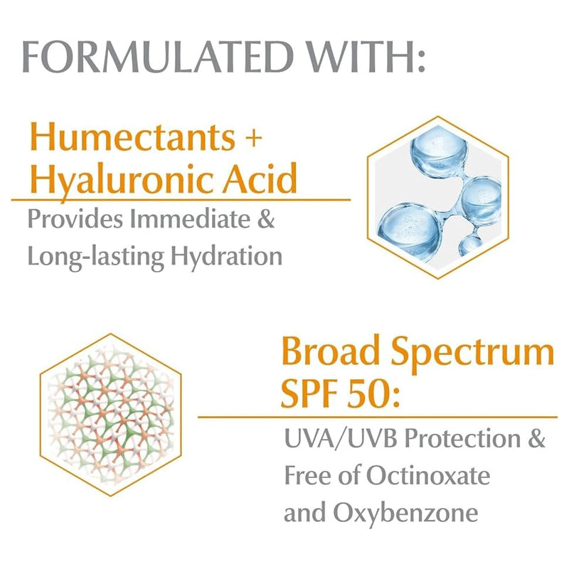 Eucerin Complete Hydration Face & Body Sunscreen SPF 50, 150 mL