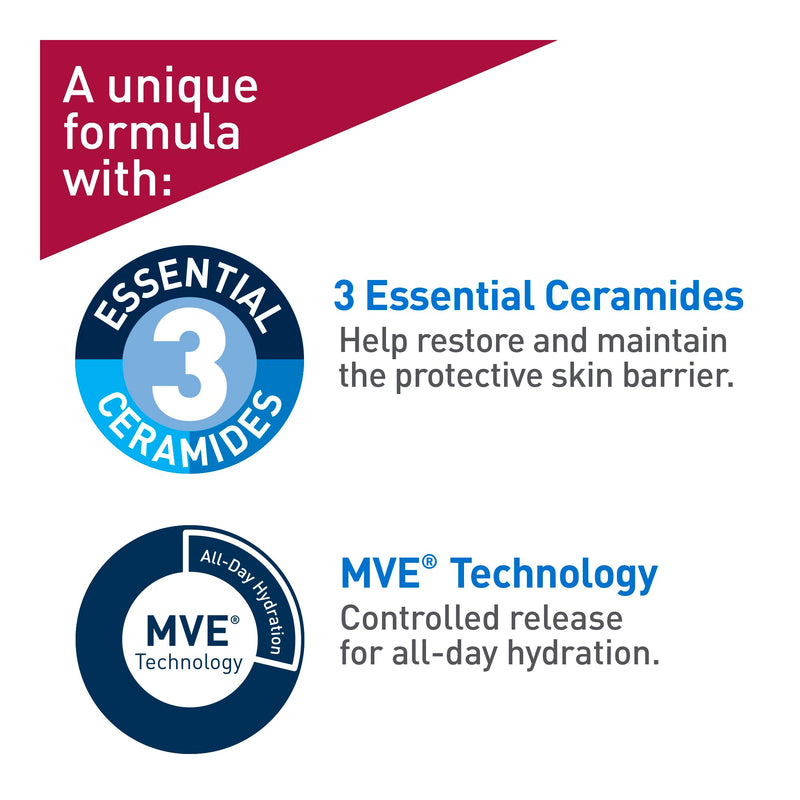 CeraVe - Itch Relief Moisturizing Cream - 1% Pramoxine - 340 g