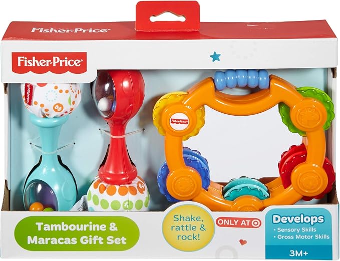 Fisher-Price - Tambourine and Maracas Gift Set