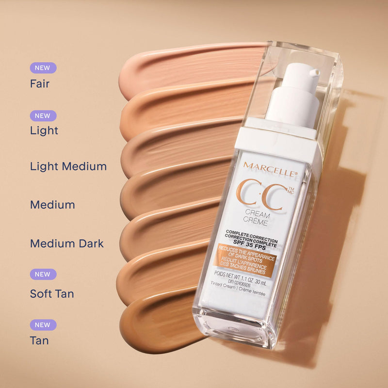 Marcelle CC Cream SPF 35, Fair, 30 mL