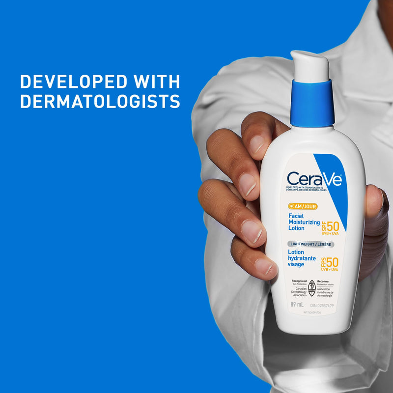 CeraVe - AM Facial Moisturizing Lotion - SPF 50 - 89 mL