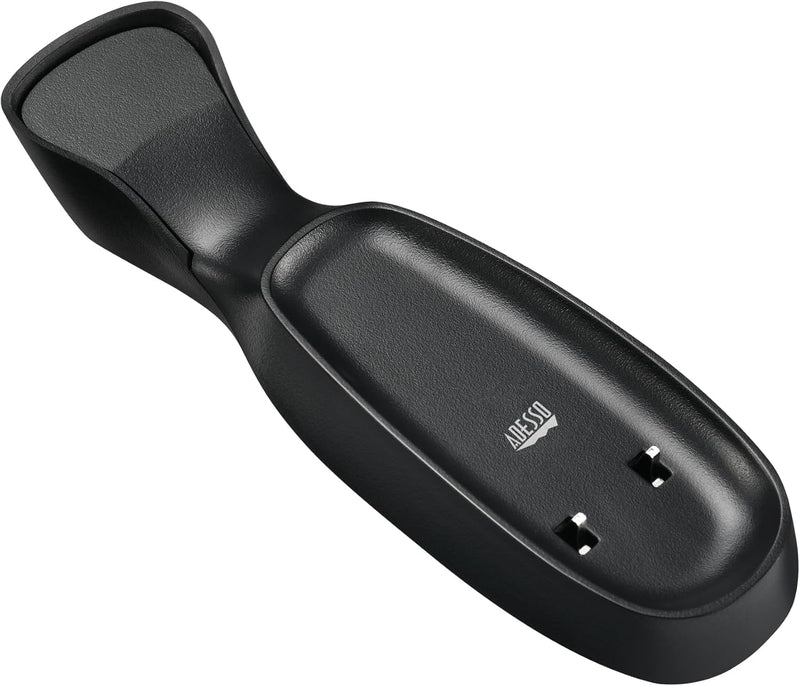 Adesso - Air Mouse Wireless iMouse P30 GO Plus USB 2.4Ghz Dongle with MotionTools 3 Software Mouse/Wireless Presenter with Charging Cradle PC/Mac - Black