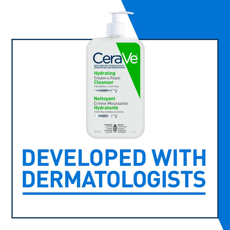 CeraVe - Hydrating Cream-to-Foam Cleanser - 562 mL