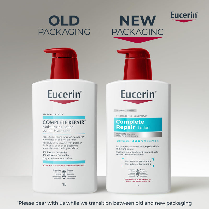 Eucerin Complete Repair Moisturizing Lotion 5% Urea, 1 L