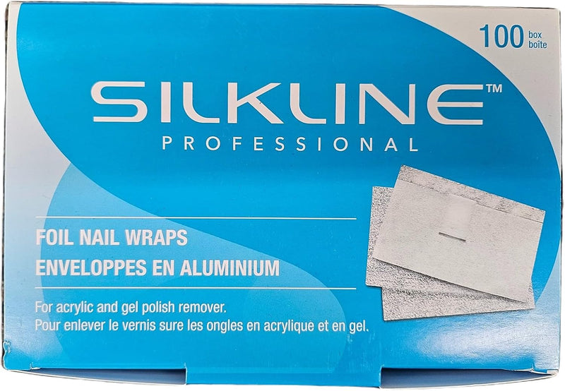 Silkline - Soak-Off Gel Nail Foil Wrap (100-PACK)