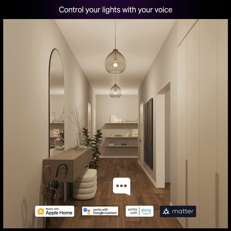 Philips Hue Essential A19 Color Smart Bulbs 607028, 3 Pack