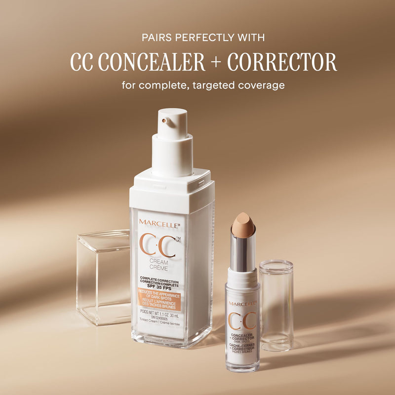 Marcelle CC Cream SPF 35, Medium, 30 mL