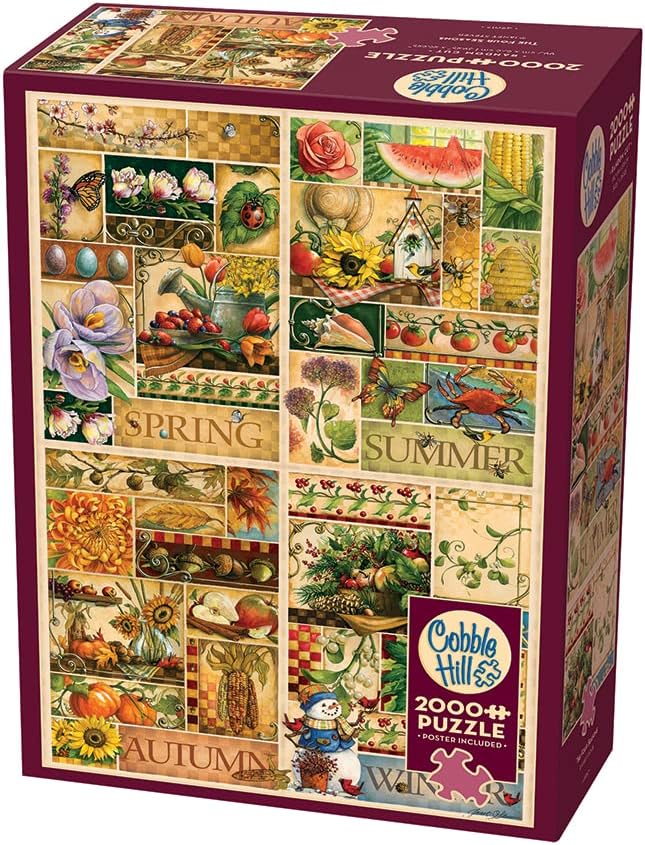 Cobble Hill - 2000 Piece Puzzle - The Four Seasons (Old Version)