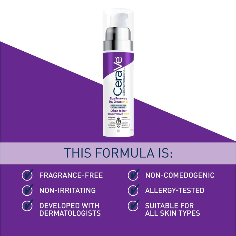 CeraVe - Skin Renewing Day Cream - SPF 30 - 50 g