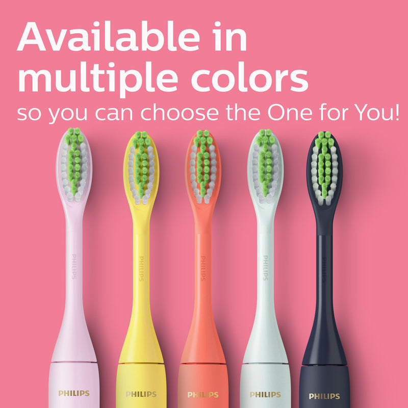 Philips One by Sonicare Battery Toothbrush HY1100/06, Pink