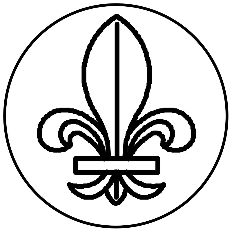 Jacques Herbin Fleur-de-lis Symbol Wax Seal – 24 mm brass stamp