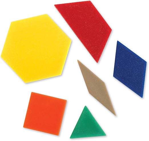Learning Resources - Plastic Pattern Blocks (100 Pc)