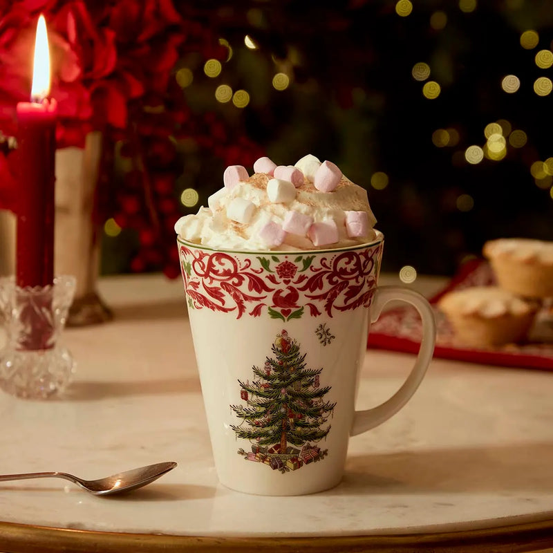 Spode - Christmas Tree Tartan - Tasse Annuelle 2026 | 414 mL