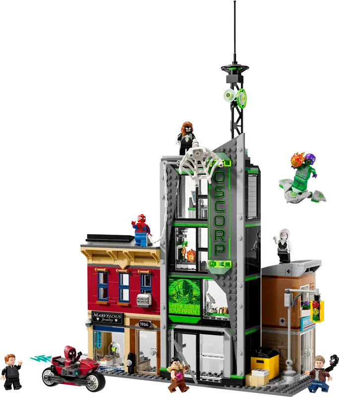 LEGO - 76324 - MARVEL - Spiderman vs Oscorp - 808pcs