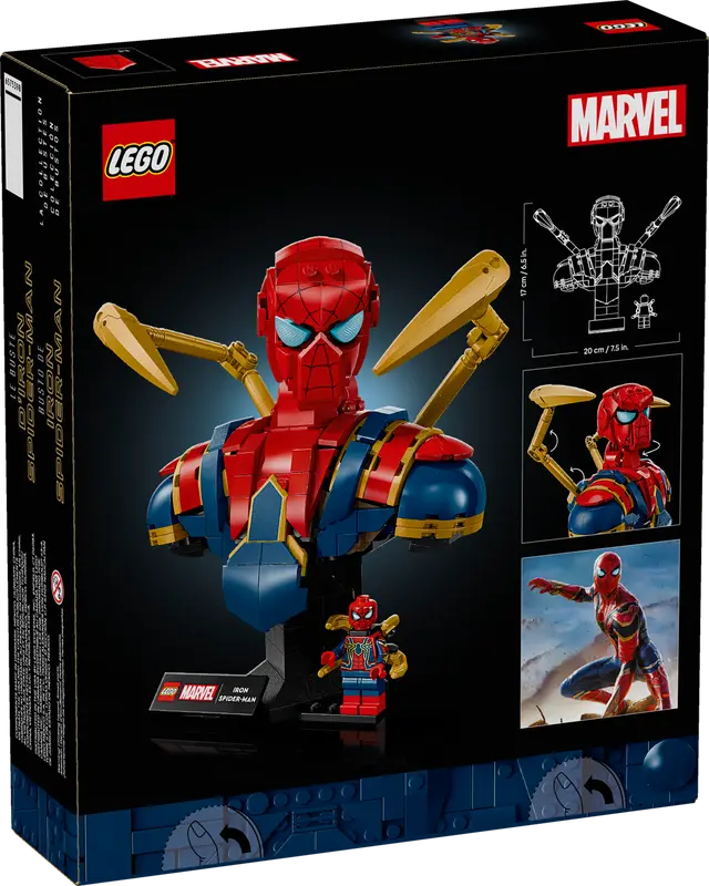 LEGO - 76326 - MARVEL - Iron Spider-Man Bust - 379pcs