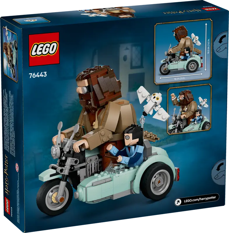 LEGO - 76443 - HARRY POTTER - Hagrid & Harry's Motorcycle Ride - 617pcs