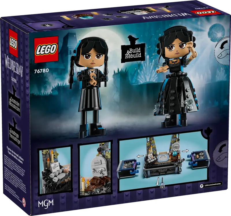 LEGO - 76780 - WEDNESDAY - Wednesday Addams Figure - 702pcs