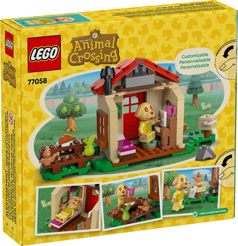 LEGO - 77058 - ANIMAL CROSSING - Goldie's Cozy House - 149pcs