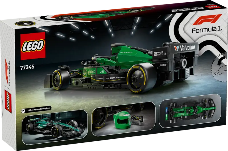LEGO - 77245 - SPEED CHAMPIONS - Aston Martin Aramco F1 AMR24 Race Car - 269pcs