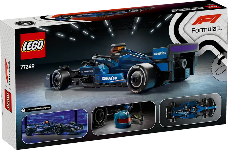 LEGO - 77249 - SPEED CHAMPIONS - William Racing FW46 F1 Race Car - 263pcs