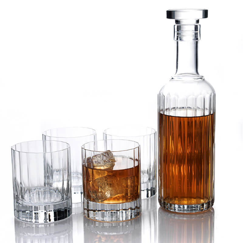 Luigi Bormioli – Bach Whisky Bottle & Glass Set (5 Pieces) – manufacturer product view