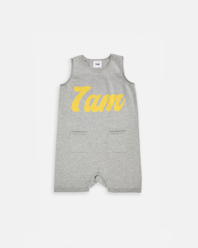 7AM - Logo Boxy Romper