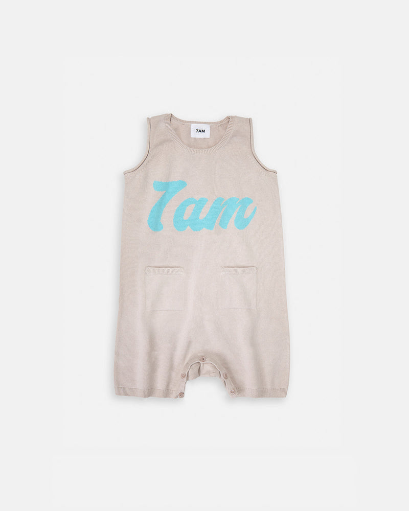 7AM - Logo Boxy Romper