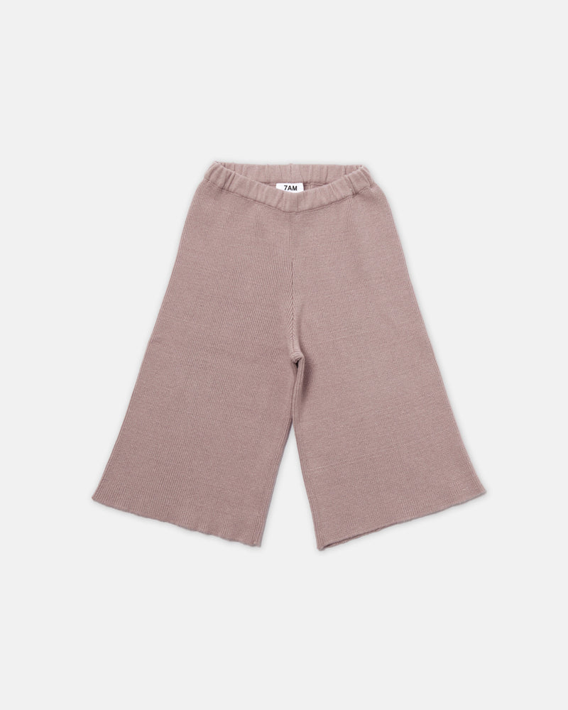 7AM - Ribbed Wide Pants - Chunky