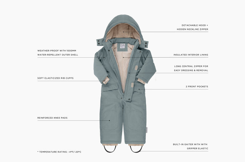 7AM - Snowsuit Grand - Benji Plush 1T - 7Y
