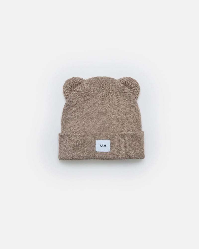 Bear Beanie - Heather