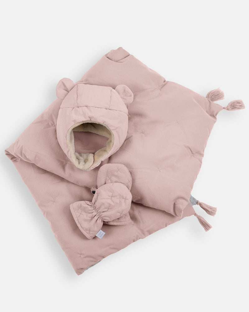 7AM Enfant - Cub Set - Airy | Mitten, Hat & Blanket