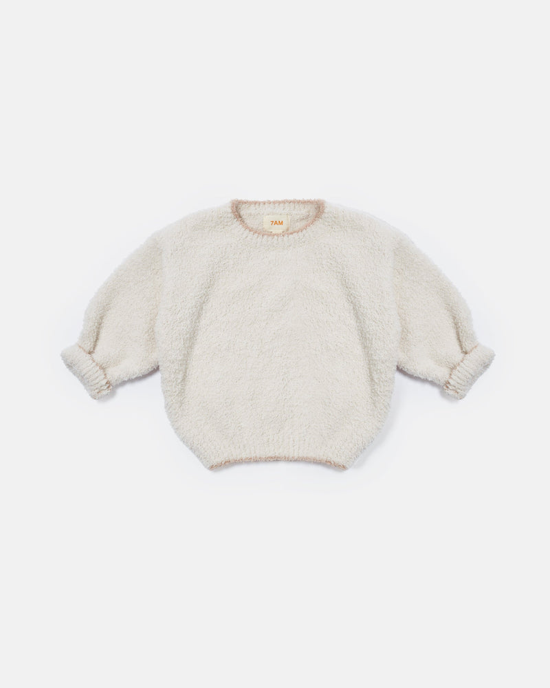7AM - Boxy Sweater - Fuzzy