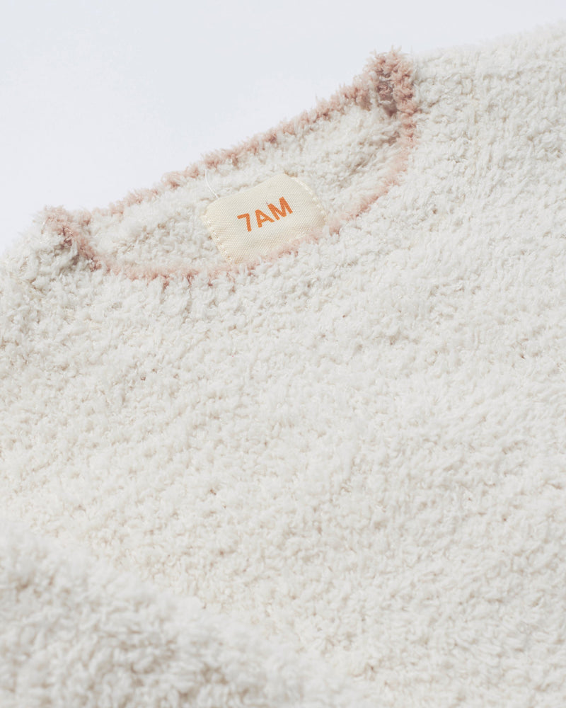 7AM - Boxy Sweater - Fuzzy