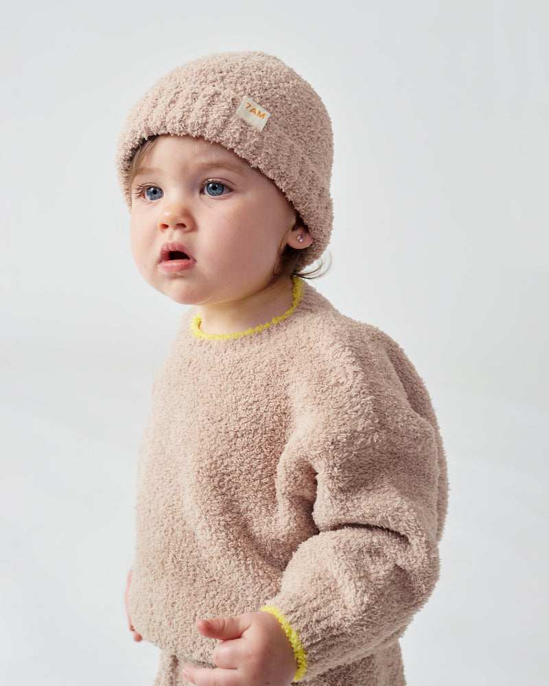 7AM - Boxy Sweater - Fuzzy