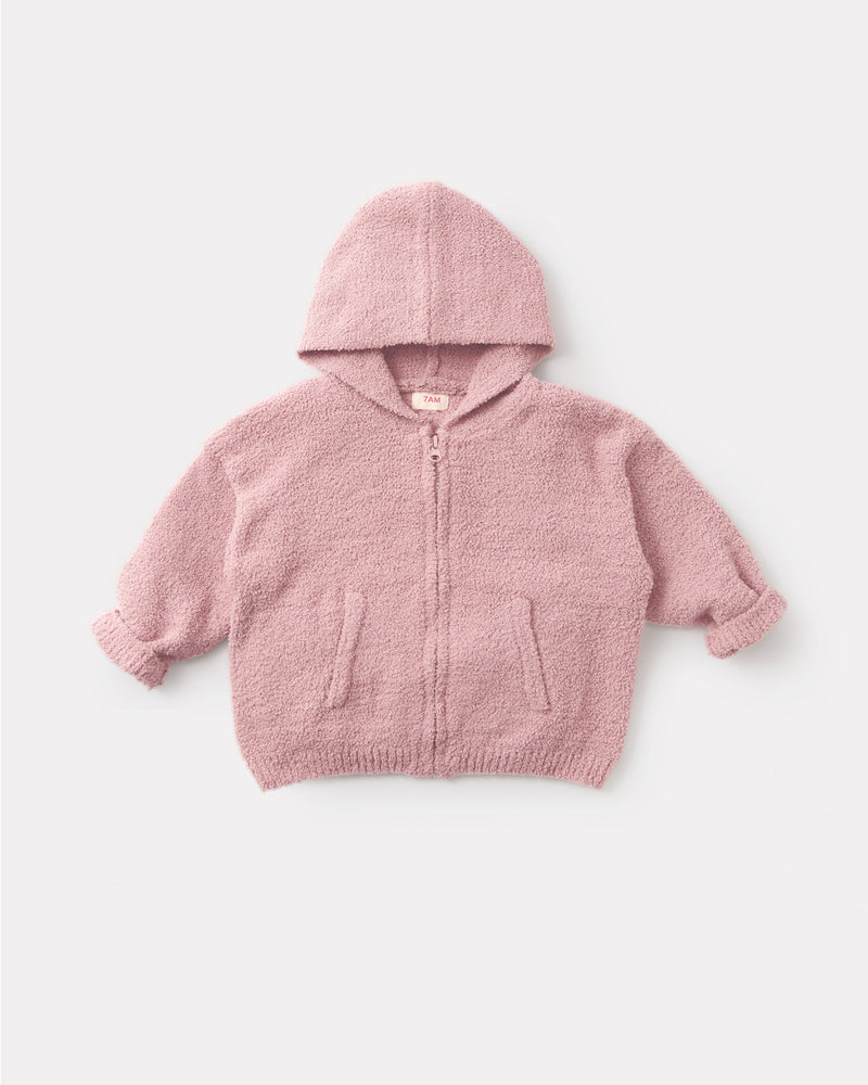 7AM - Zip Up Hoodie - Fuzzy