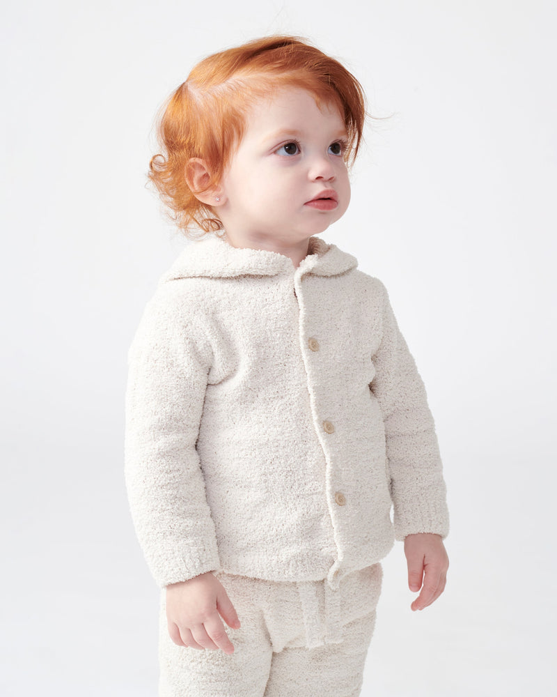 7AM Enfant - Hooded Cardigan - Fuzzy