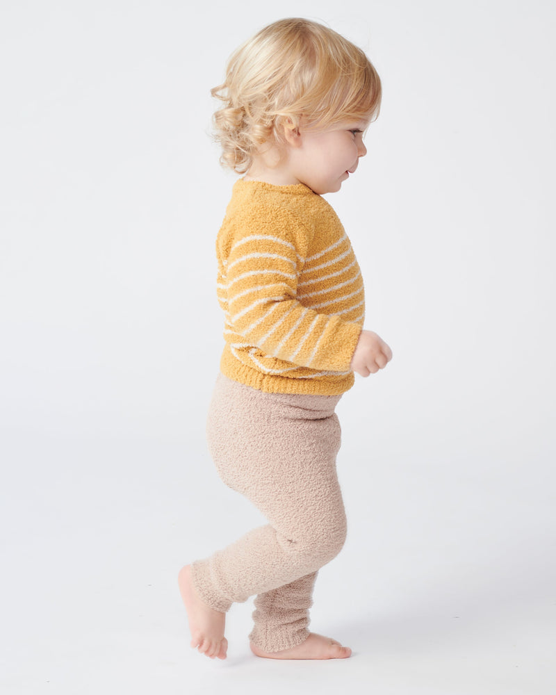 7AM - Long Sleeve Top Striped - Fuzzy
