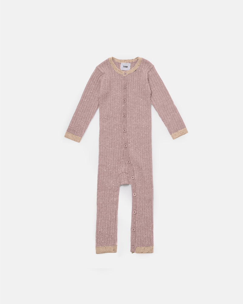 7AM - Long Sleeve Jumpsuit No Footie - Hug Me