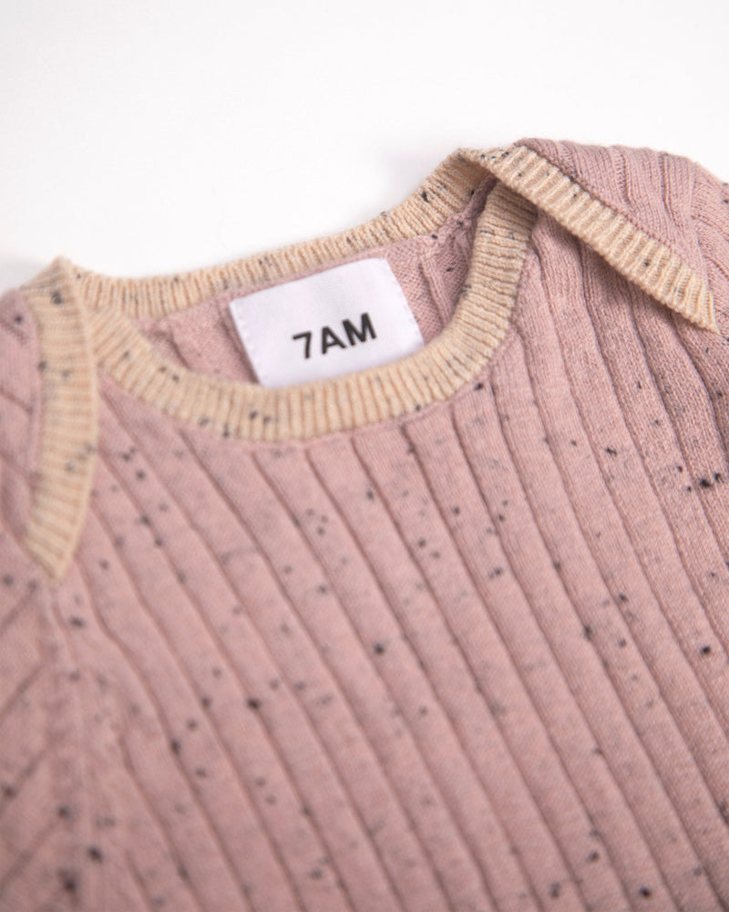 7AM Enfant - Short Sleeve Bodysuit - Hug Me