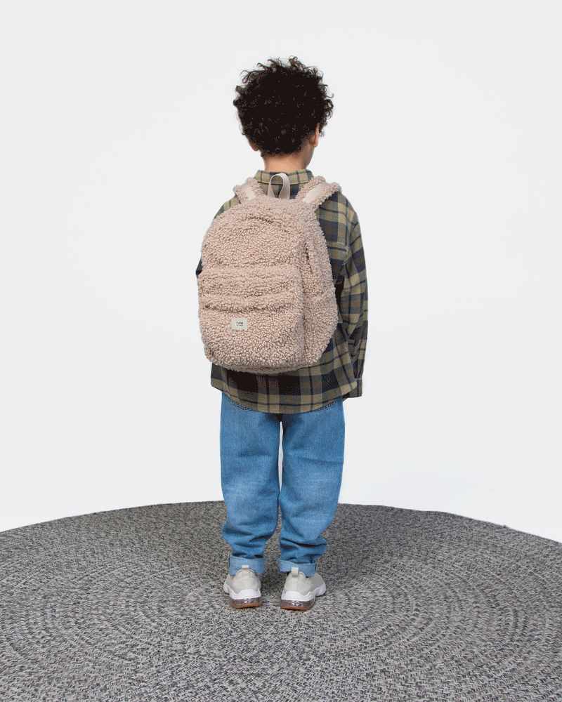 7AM - Teddy Backpack - Oatmeal - OS
