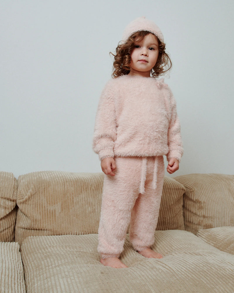 Boxy Bow Sweater - Furry