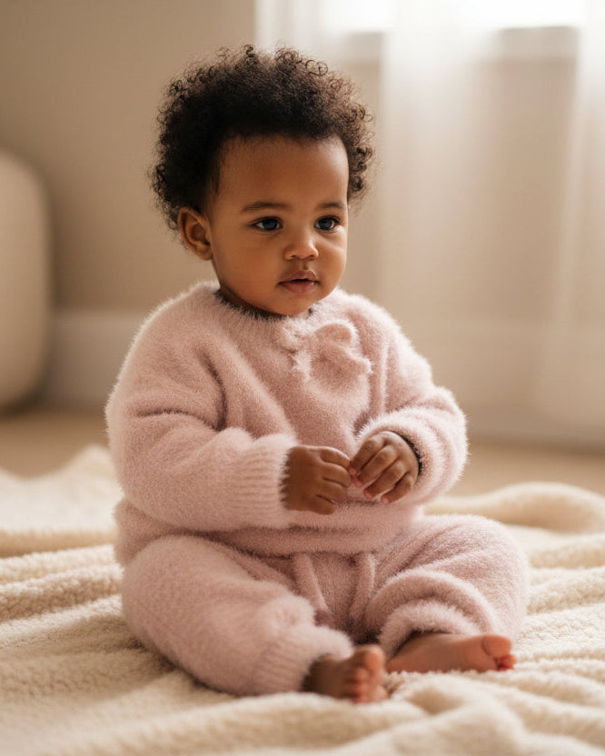 Boxy Bow Sweater - Furry
