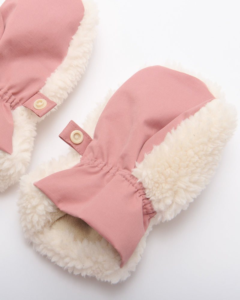 Sherpa Mittens - Benji Appliqué
