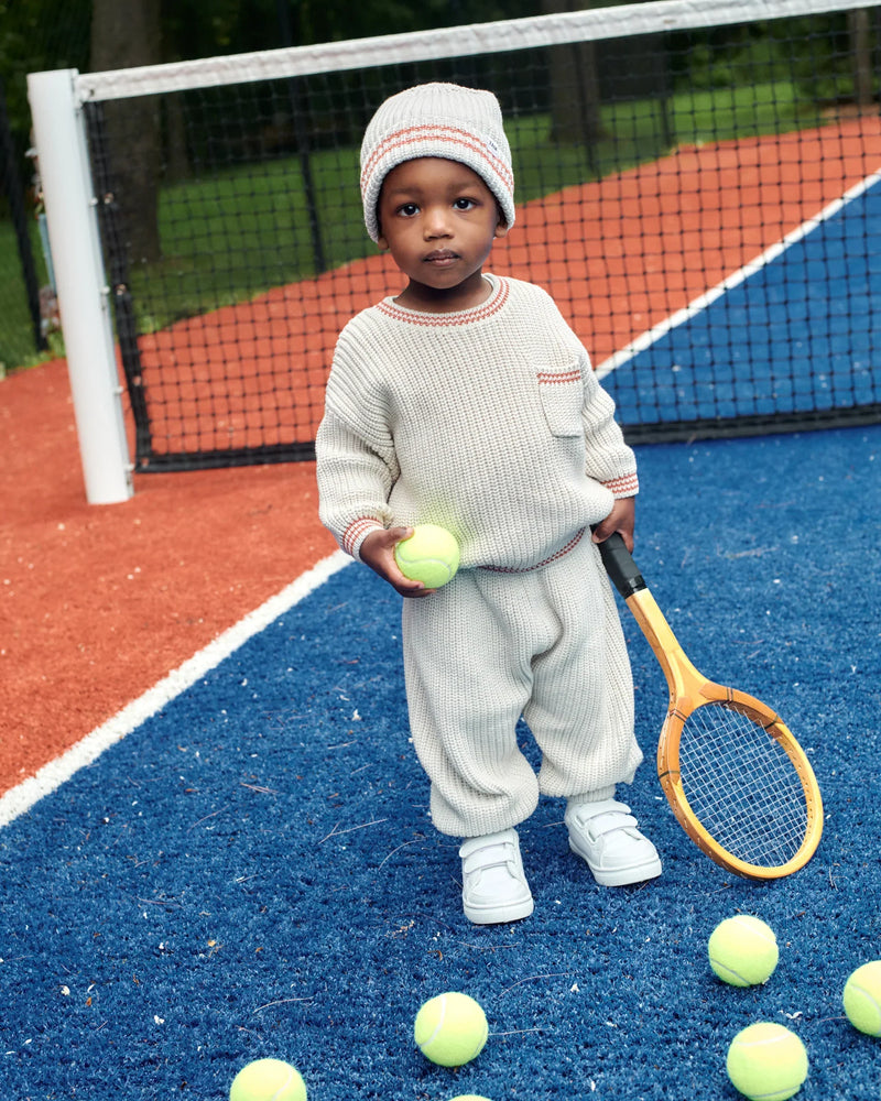 7AM - Boxy Sweater - Chunky Tennis