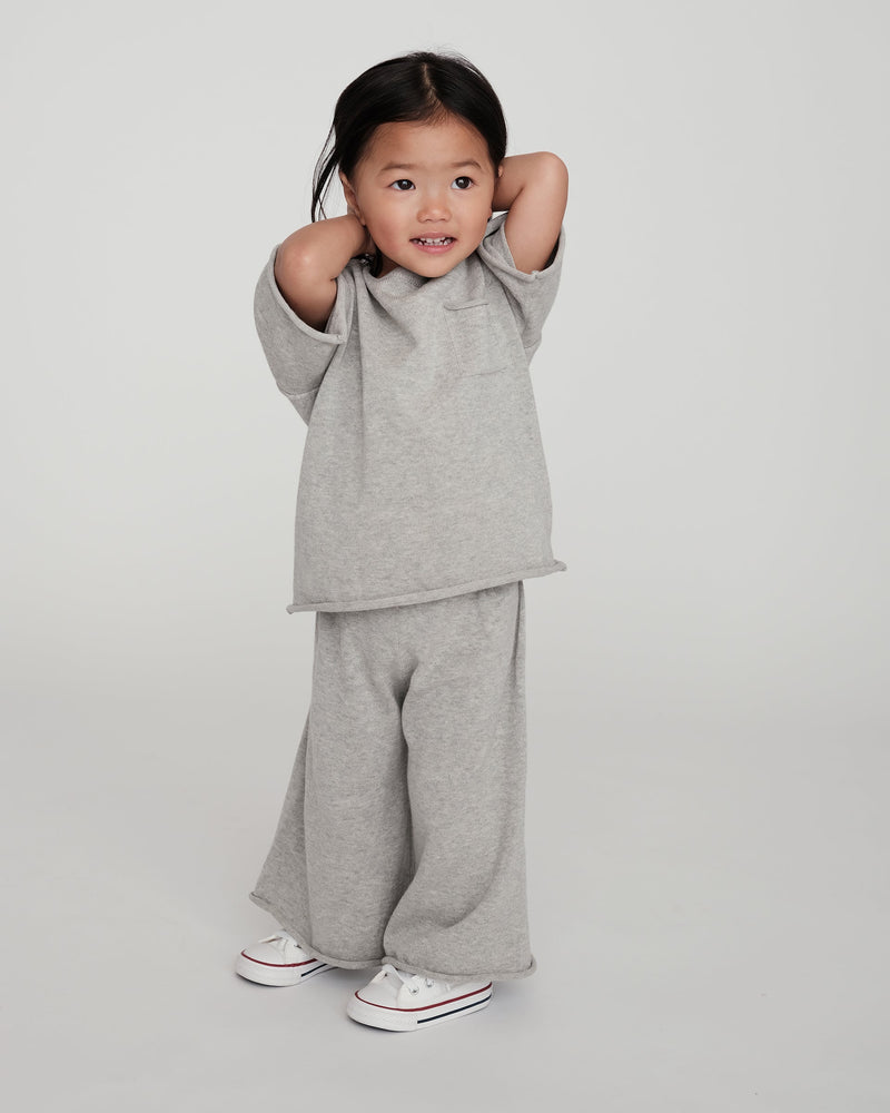 7AM Enfant - Boxy Cotton Wide Pants