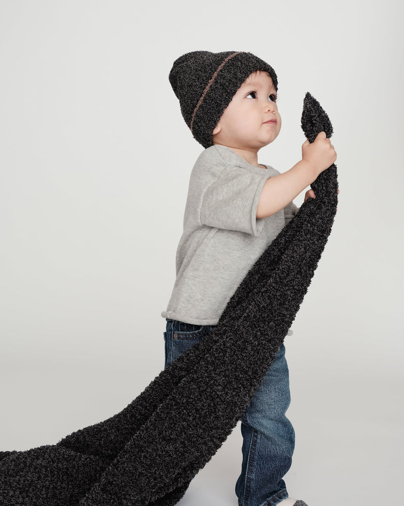 7AM - Cushy Ribbed Blanket - Fuzzy